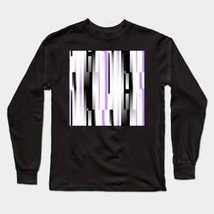 Vertical fragments Long Sleeve T-Shirt